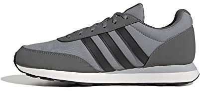 adidas Homme Run 60s 3.0 Shoes, Grey Three/Core Black/Grey Four, 40 2/3 EU