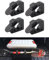 ADTOPI Hi-Lift Jack Handle Keeper Shovel Holder Mount, Rubber Clamp Mount Quick-Release Clamp Mount Bracket Fits 1-1/7'' to 1-3/7'' Diameter Tools - 4 Pack …, Rubber Holder-4