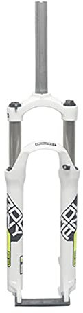 ZECHAO Forcella Ammortizzata MTB Pneumatica, Corsa 100mm Tubo Dritto 24 Pollici Freni A Disco Controllo della Spalla Sport All'aperto Forcella Anteriore