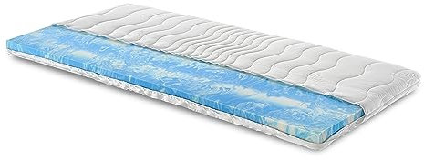 Victoria BodyBest Gel-Topper - Gel-Kern RG 50 - Premiumhöhe 7cm - ÖKO-Tex 100 Zertifiziert - Bezug mit Klimafaser - Optimale Wirbelsäulenausrichtung - Made in Germany Matratzentopper (140x200)