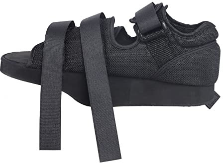 Post-OP Schuhe für Gebrochene Zehen Vorfußentlastungsschuh Postoperativer Absatzschuh mit Klettverschluss Chirurgischer Schuh, Reduziert den Druck des Fußes, Posttraumatischen Schuh für Operationen