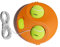 OLYSPM Tennistrainer,Tennis Zubehör,Tennis Trainer mit 2 Tennisbälle,1 Elastischer Schnur,1 Aufbewahrungsbeutel,Tragbares Tennis Trainingsgerät für Erwachsene,Kinder und Anfänger