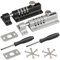 Verrou de Porte à Code,[Version Premium] Spopal Cadenas à Combinaison, Imperméable Loquet de Verrouillage à Combinaison avec Vis de Fixation de Sécurité pour Armoire,Hangars,Argent,Noir