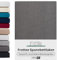 Frottee Spannbettlaken | Grau | 90x200-100x200 cm | Winter Bettlaken | Extra Dickes Material 160g/m² | Oeko-TEX Made in Green, Hautsympathisch, Atmungsaktiv