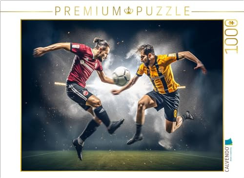 CALVENDO Puzzle Fussball | 1000 Teile Lege-Größe 64 x 48 cm Foto-Puzzle für glückliche Stunden