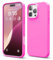 elago Compatibile con iPhone 16 Pro Max Cover, Cover in Silicone Liquido Premium, Cover Protettiva Completa, Antiurto, Cover Sottile, Fodera in Microfibra Antigraffio (Rosa Vivo)