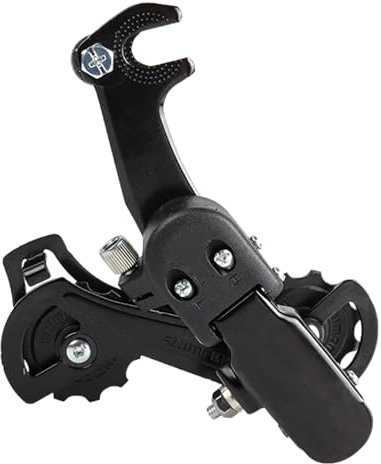 Schaltwerk 6 Gang Schaltwerk Fahrrad Schalthebel | Geschwindigkeitsregler für 6 bis 7 Gang | Leises Harzführungsrad, Schalthebel aus Aluminiumlegierung 6-