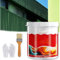 Peinture antirouille et rénovation pour métal, 500 g, dissolvant de rouille à base d'eau pour métal, réparation de la rouille reconditionnée, peinture antirouille et rénovation (vert foncé)