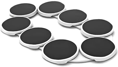 FORRTY Esstisch-Drehteller aus Lazy Susan, drehbares Serviertablett für den Tisch, Esstisch, drehbarer Essteller 360° drehbares Serviertablett für Esstisch, multifunktional, wiederverwendbar