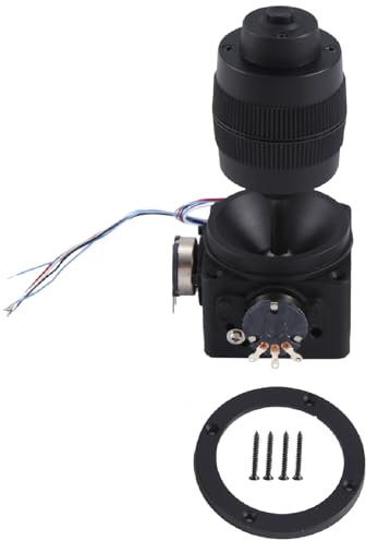 Qerwsdty 4-Achsen-Joystick-Potentiometer-Taste für -D400A-R2 5K 4D-Controller mit Kabel für Industrielle, Einfache Bedienung