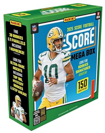 Panini NFL 2025 Score Football Mega Box | 10 Packs