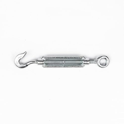 BK SHOP Seilspanner Edelstahl - O/H Spannschloss 8x110 mm - Drahtseil Spanner für vielseitige Anwendungen - Robuste Spannschlösser & Spannschraube - Hochwertiger Drahtspanner & Spannhaken