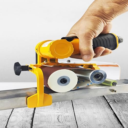 STDZQCWY Bandschleifer, 60 Mm X 260 Mm, 65 PSI, 5 CFM, Hocheffizienter Materialabtrag, Leichtes Und Ergonomisches Design Für Präzisionsschleifen