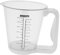Gatuida Taza Medidora Digital Grande con Pantalla LCD Báscula de Cocina Electrónica para Pesaje Preciso y Medición de Temperatura Blanca
