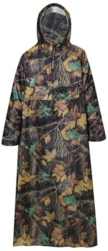 Andake Regenponcho Herren Damen Regenmantel Wasserdicht | Regencape mit Ärmeln Wiederverwendbar Regen Poncho für Fahrrad Wandern