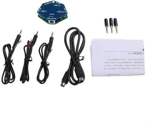 Für CE-19 Datenschnittstellen-Erweiterungskarte für Xiegu X5105 G90 XPA125 | ACC PTT-Adapter konvertiert Miniatur-DIN auf 3,5-mm-Klinkenstecker mit isoliertem Design für Ham Radio