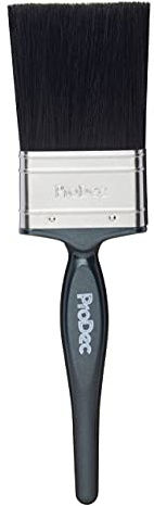 ProDec 2.5 inch Trade Pro Mixed Bristle Professional Paint Brush | for a Smooth Finish Painting with Emulsion, Gloss and Satin Paints on Walls, Ceilings, Wood and Metal, 2.5 Inch 63 mm