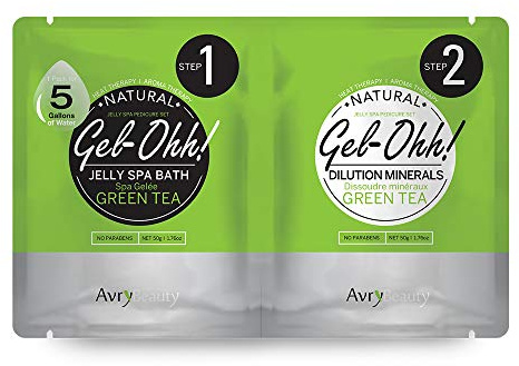 AvryBeauty Gel-Ohh Jelly Spa - Green Tea, 1 ct, 1.76 Ounce (Pack of 2)