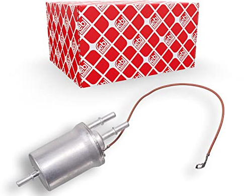 febi bilstein 101317 Kraftstofffilter mit Druckregler und Masseband , 1 Stück