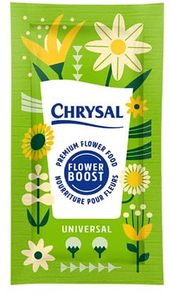 Chrysal Flower Boost - Transparente Blumennahrungspakete für Blumenarrangements & Blumensträuße - Blumenbedarf für frische Blumen - Frischblumenarrangements Supplies (10g - 100 Ct)