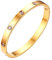 Flongo Bracciale in Acciaio Inox lucidato, da Donna, con Catena intarsiata di zirconi, Regalo di Compleanno, Matrimonio, Fidanzamento