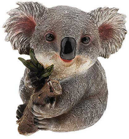 Backbayia Koala Figur Figur aus Kunstharz Ornament Baum Rasen Garten Spielzeug Geschenk Kollektion