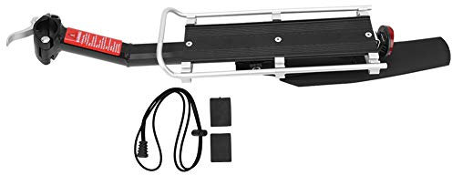 Pwshymi Porte-Bagages Arrière de Vélo - Bicyclecargorack Aluminium Noir