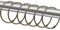 Anillos de cortina de ducha, ganchos decorativos inoxidables para cortina de ducha, ganchos redondos de metal, para barra de ducha de baño, paquete de 24 (bronce)