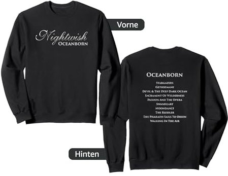Oceanborn (Nightwish Logo + Album-Trackliste) Sweatshirt