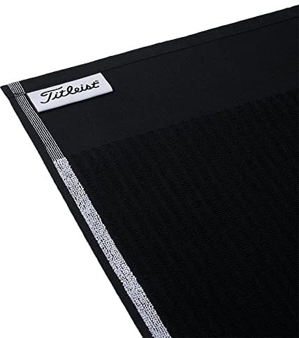 Titleist Players Frottee-Handtuch, Schwarz/Weiß, 50,8 x 101,6 cm