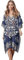 Lazz1on Mujer Kaftan Largo Vestido de Playa Maxi Verano Pareos Bohemio Bikini Cover Up (A)