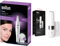 Braun FaceSpa Gesichtsepilierer Damen, weiß/silber & Face Mini-Haarentferner, elektrischer Gesichtshaarentferner für Damen, kleiner Rasierer, Oberlippe, Kinn und Wangen, FS1000, weiß