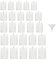 Yukiyi 20pcs 250ml Refillable Drink Pouches for Festivals Essentials Festival Accessories Clear Travel Plastic Flasks Cruise Kit Reusable Juice Bags Drink Container Party Christmas Hot Cold Beverage