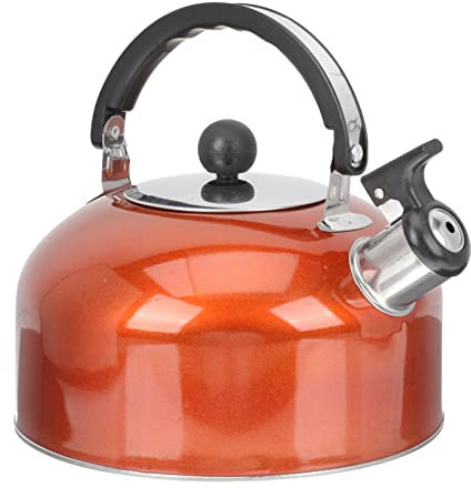 CLISPEED Stovetop Whistling Tea Kettle: Klaxonner La Bouilloire Théière Bouilloire Sifflante Théière Qui Siffle Théière Sifflante Théière Sur La Cuisinière Distributeur Alcool Grande Capacité Pot