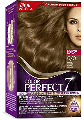 Wella Color Perfect - Tinte de Coloración Permanente para un Cabello Hidratado y Luminoso - Tono Rubio Oscuro