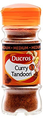 DUCROS - Curry Tandoori 37G - Mélange d'épices pour viandes et légumes - Parfum intense et saveurs exotiques - Herbes et épices. - Lot De 4 - Vendu Par Lot