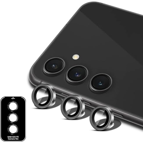 Vanrain Kameraschutz für Samsung Galaxy S23 FE, Individuelle Kamera Schutzfolie für Panzerglas für Galaxy S23 FE, Gehärtetes Glas Kamera Schutz Glas Folie [HD Klar] [9H Härte] [Kratzfest]