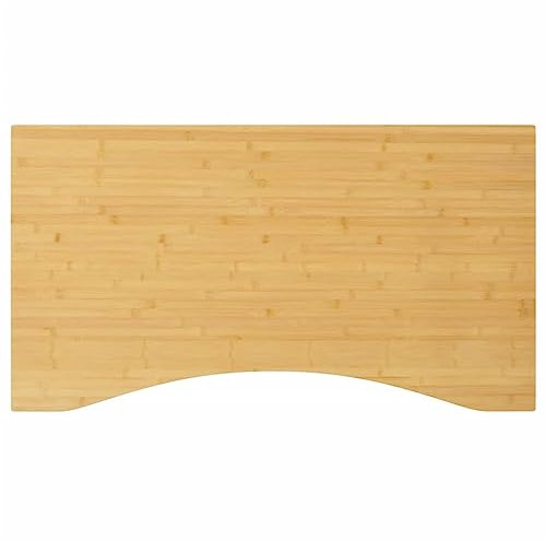 ZEYUAN Schreibtischplatte 100x60x1,5 cm Bambus Tischplatte, Arbeitsplatte, Waschtischplatte, Bürotischplatte - 352739