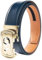 white deer belt (Bronze und Blau, 120cm)