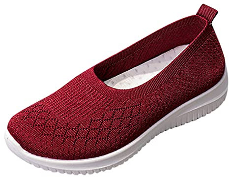 Genérico Zapatillas Mujer Zapatillas Mujer Casual Zapatillas Deportivas Mujer Zapatillas Sin Cordones Mujer Zapatos De Vestir Mujer
