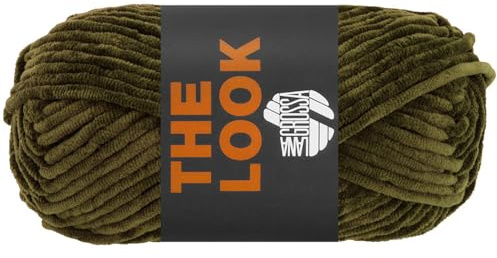 LANA GROSSA The Look | Samtig weiches und stabiles Chenillegarn | Handstrickgarn aus 100% Polyester | 100g Wolle zum Stricken & Häkeln | 120m Garn FB19