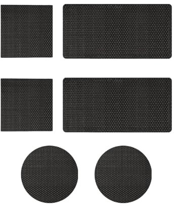 Proypiax 6 St Trampolin Reparaturset Sprungtuch, Trampolin Flicken Reparaturset,Trampolin Reparaturset Sprungtuch, Trampolin Flicken Reparatur Set Nylon Reparatur Patches Selbstklebende