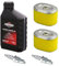 Candela di accensione + filtro + olio compatibile con generatore di corrente pompa dell'acqua con motore a 4 tempi, 5,5-6,5 CV