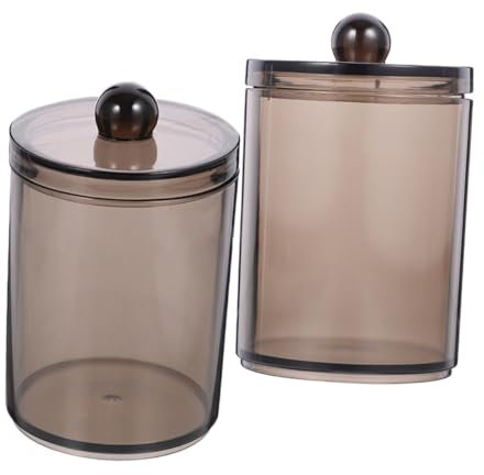 Didiseaon 2 Pezzi Scatola Porta Bastoncini Di Cotone Tamponi Di Cotone Filtro In Lana Di Bastoncini Di Per Campi Innevati Salviette In E Supporto Contenitori Per