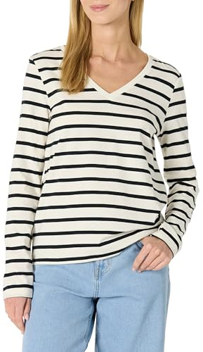 Amazon Essentials Women's 100% Cotton Regular-Fit Long-Sleeve T-Shirt
