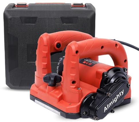 1600W Electric Wall Planing Machine, 220V Shovel Machine Putty Wall Scraper Concrete Planner Plane Wall Machine with Carrying Case, 1000-4000r/min, 0.16in Max Cutting Depth