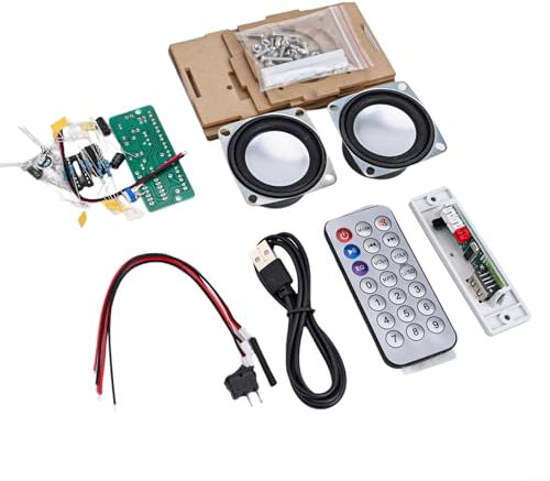 Electronics Soldering Practice Build a Functional Speaker with This DIY Kit (DIY parts+speaker+casing)
