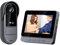 Sonnette Vidéo sans Fil avec Caméra 1080P Exterieur étanche avec écran Filaire de 4,3 Pouces,Audio bidirectionnel,Caméra Grand Angle de 170°,Vision Nocturne,sans abonnement,sans APP,sans Wi-FI