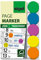 SIGEL HN301 transparente Klebepunkte / Markierungspunkte, 200 Mini-Streifen im Format 15 x 50 mm, 5 Farben
