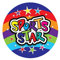 SuperStickers Aufkleber Sports Star, 28 mm, 125 Stück